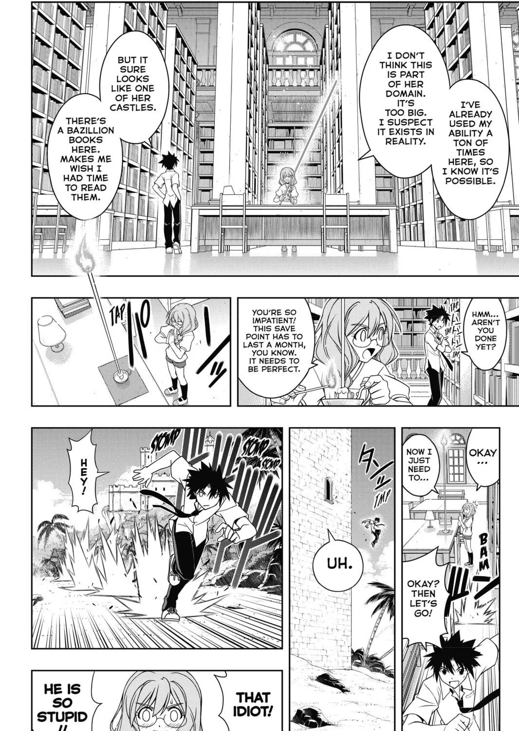 Read UQ HOLDER! chapter 87 image 10 on Lezhin