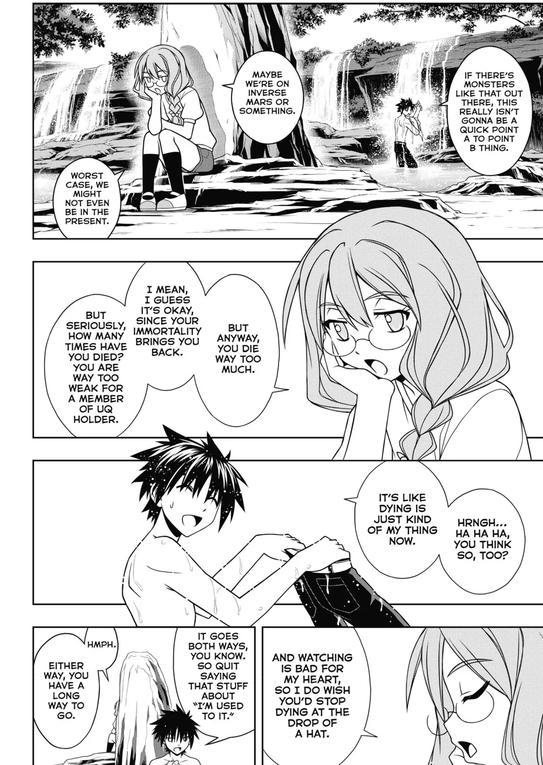 Read UQ HOLDER! chapter 87 image 26 on Lezhin