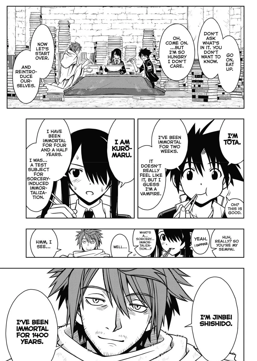 Read UQ HOLDER! chapter 9 image 16 on Lezhin