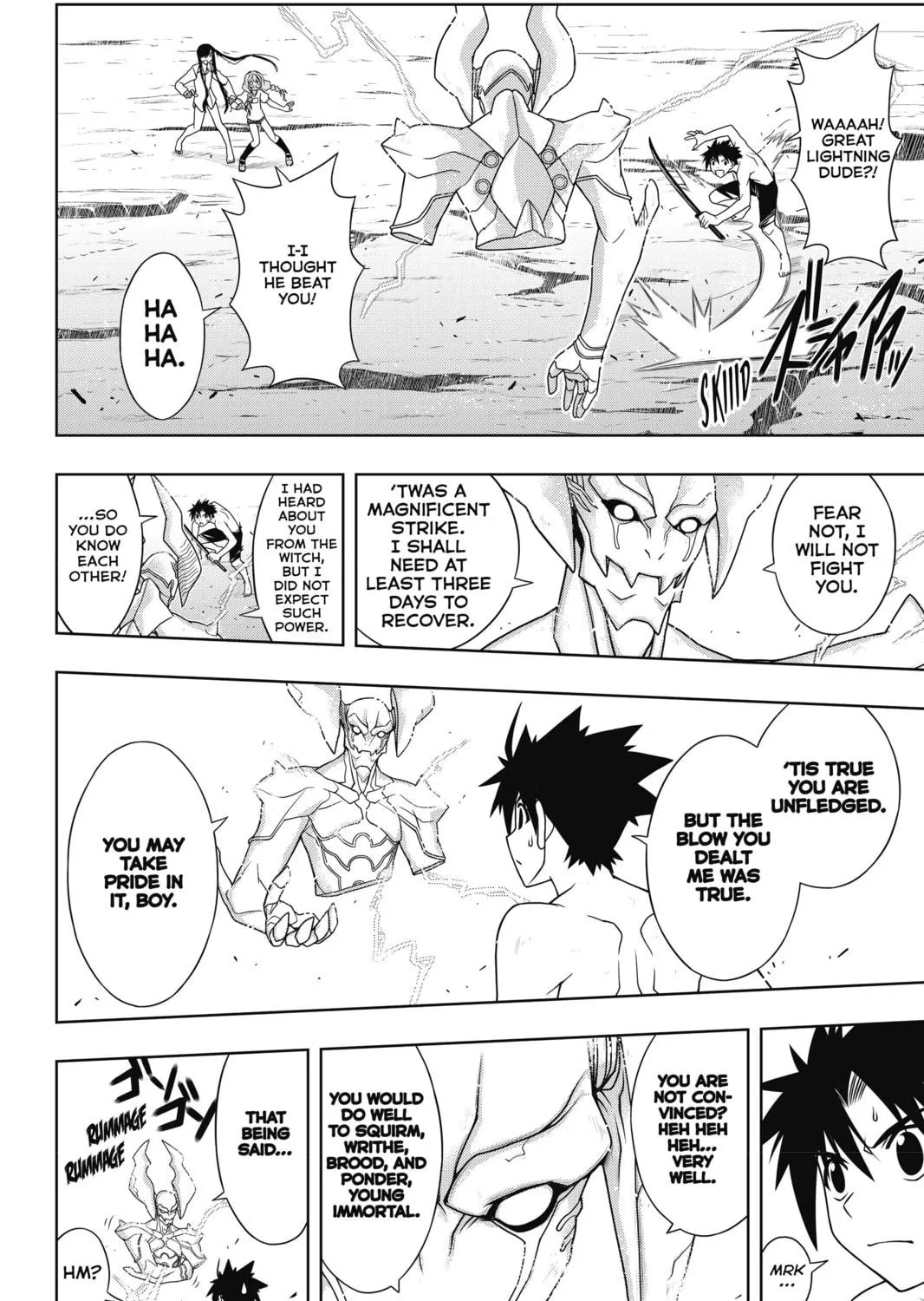 Read UQ HOLDER! chapter 91 image 10 on Lezhin