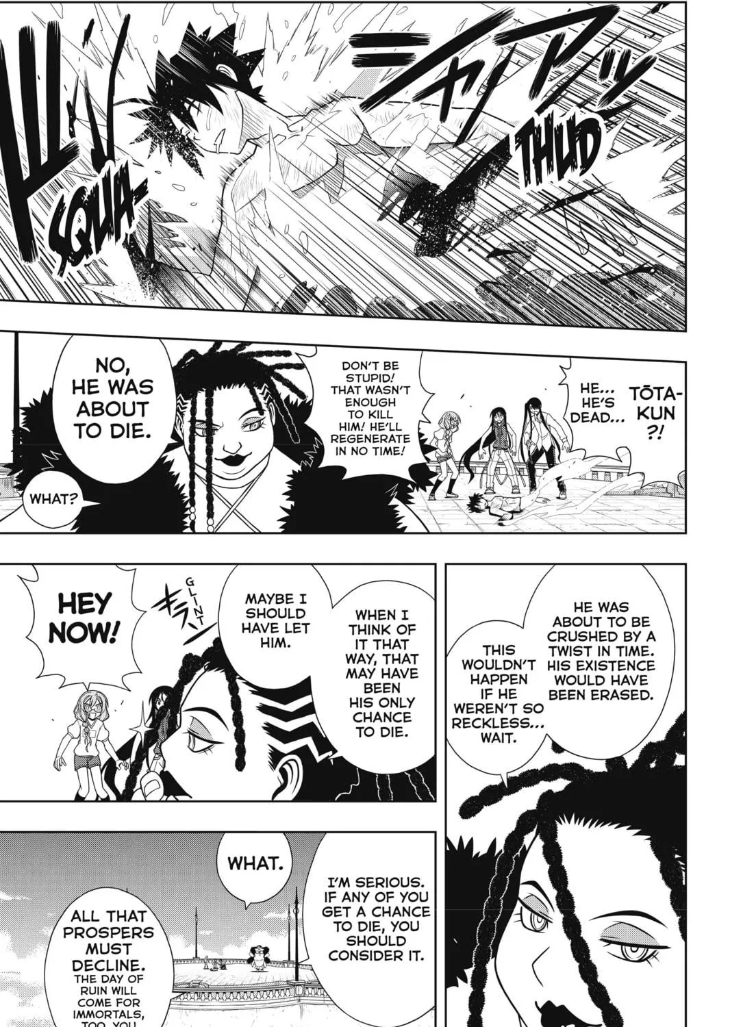 Read UQ HOLDER! chapter 94 image 8 on Lezhin