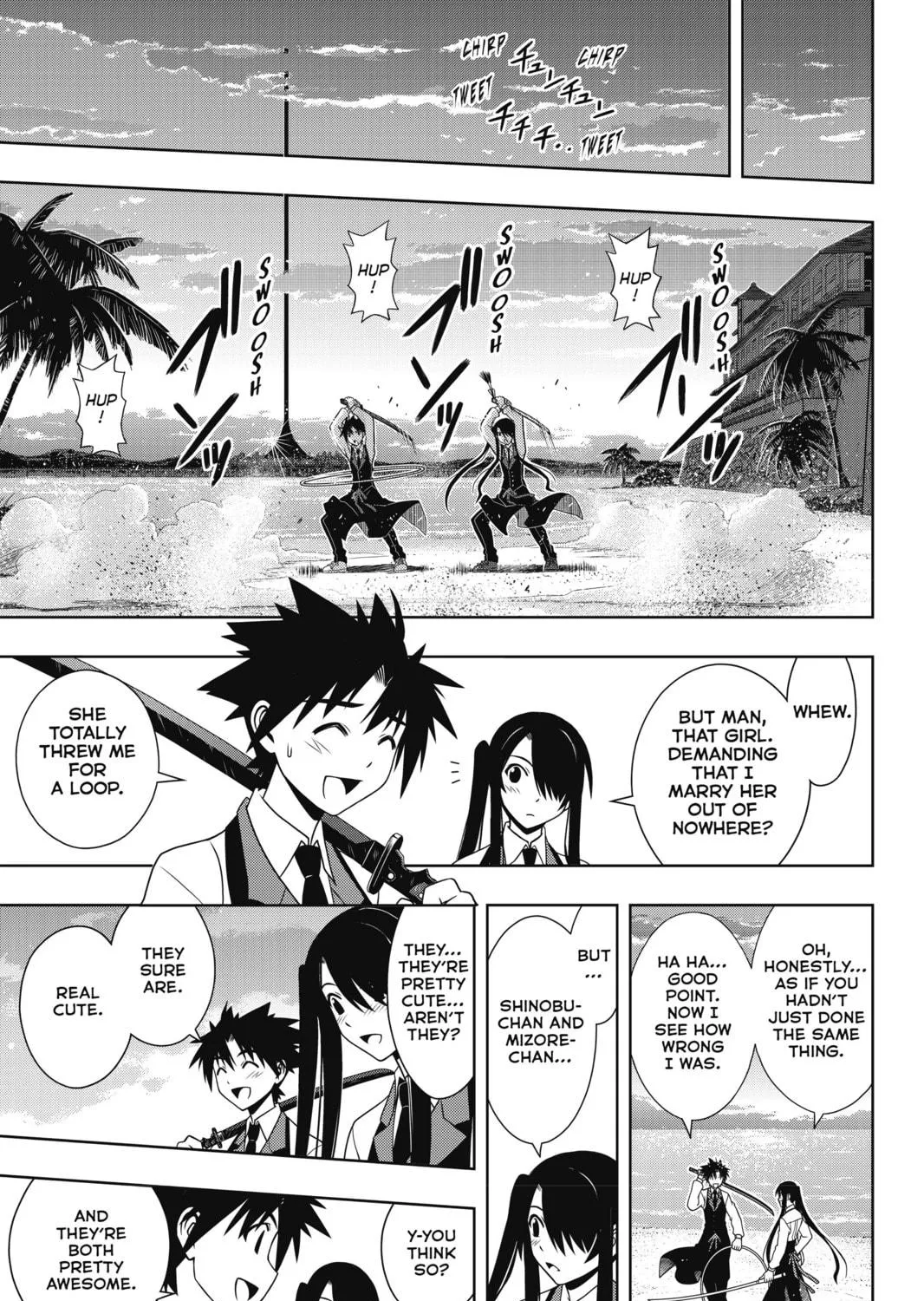 Read UQ HOLDER! chapter 98 image 28 on Lezhin