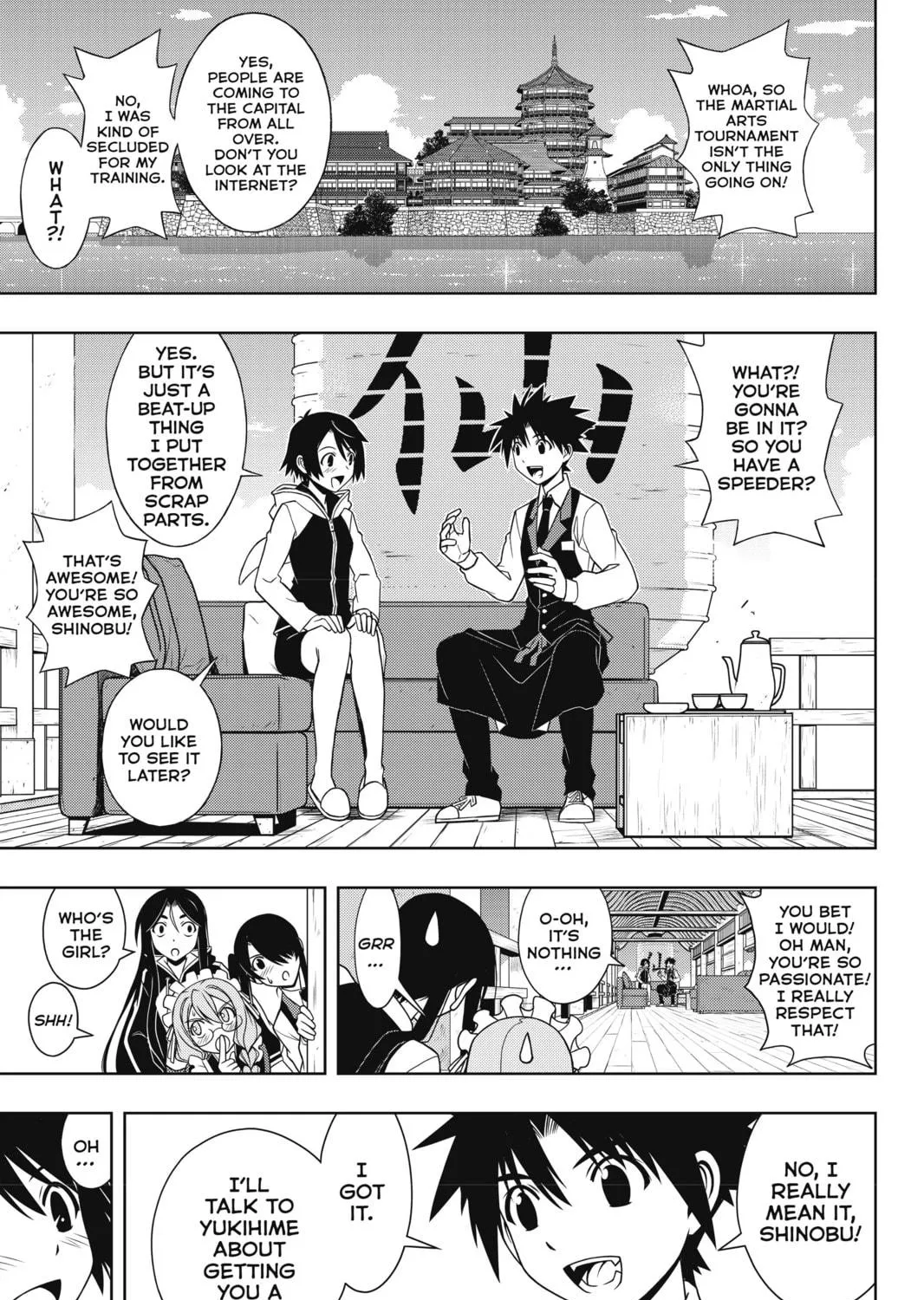 Read UQ HOLDER! chapter 98 image 4 on Lezhin