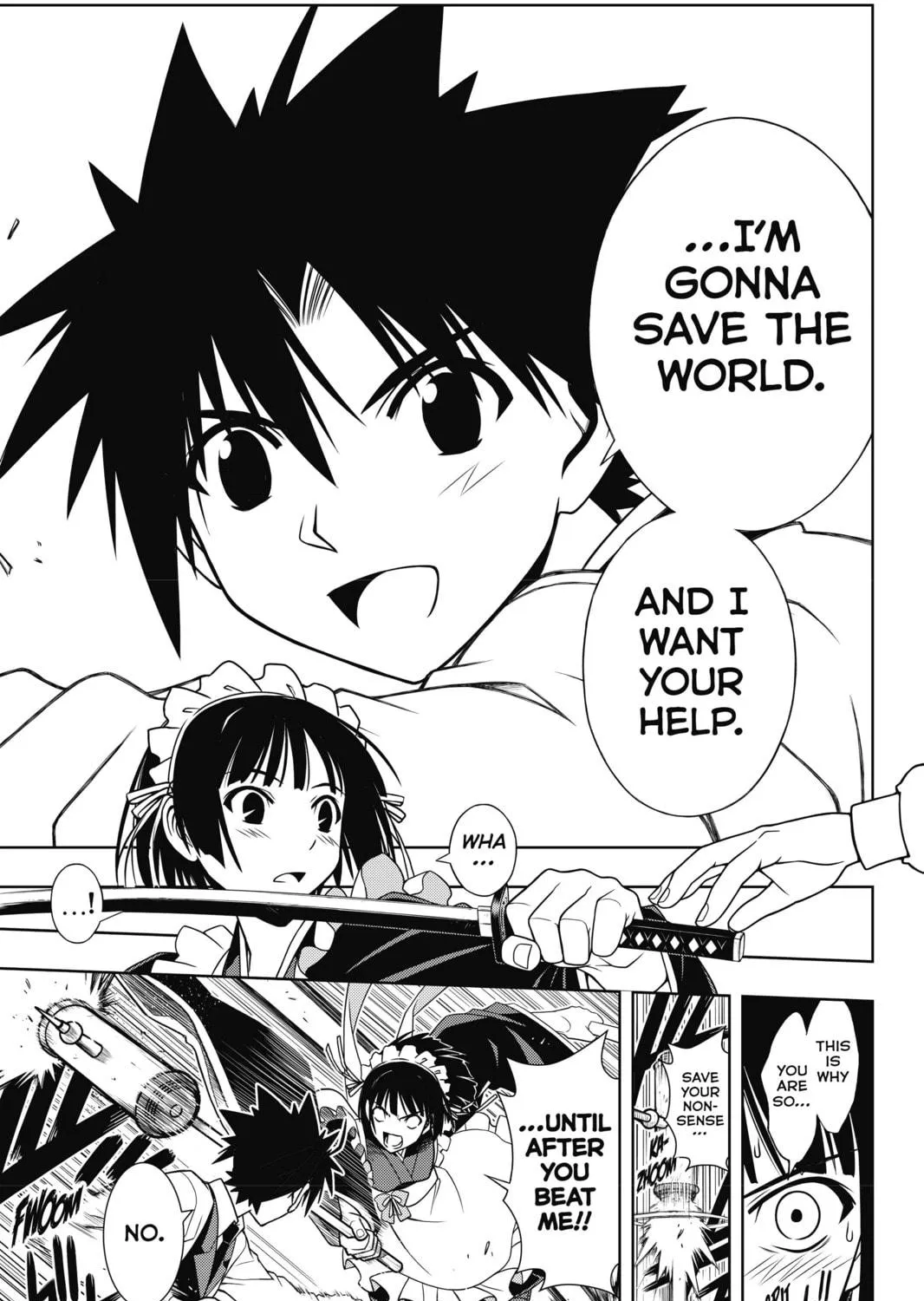 Read UQ HOLDER! chapter 99 image 28 on Lezhin