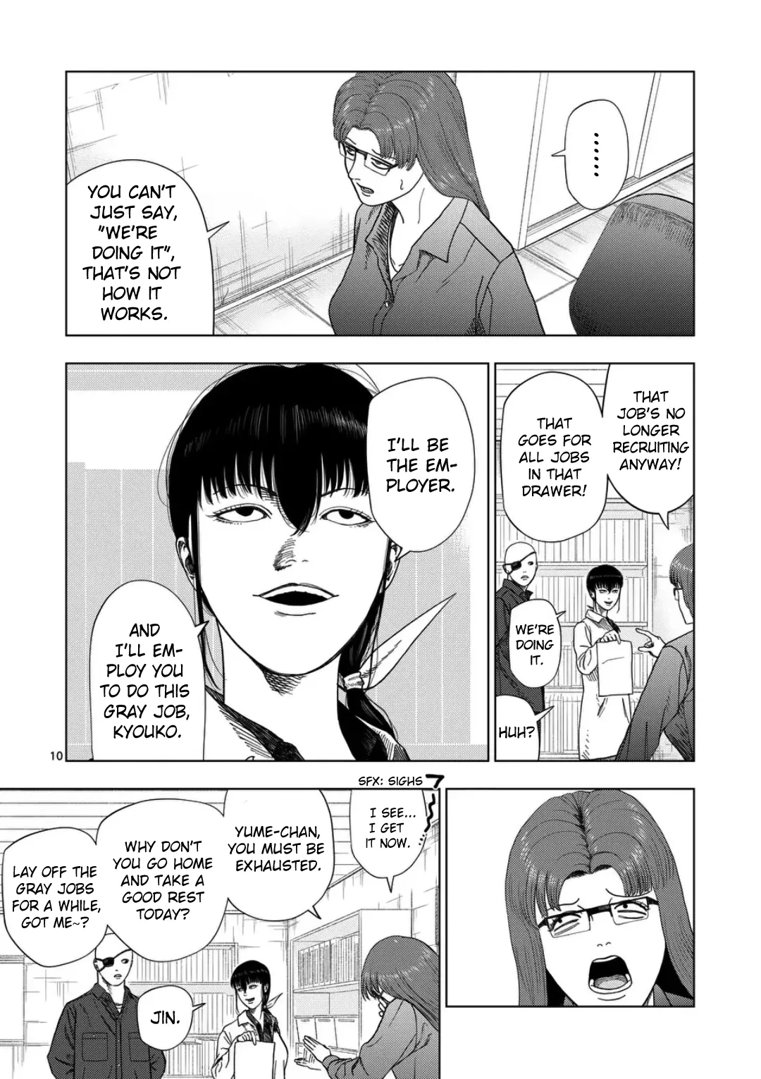 Ura Baito: Toubou Kinshi Chapter 234 page 9 - 