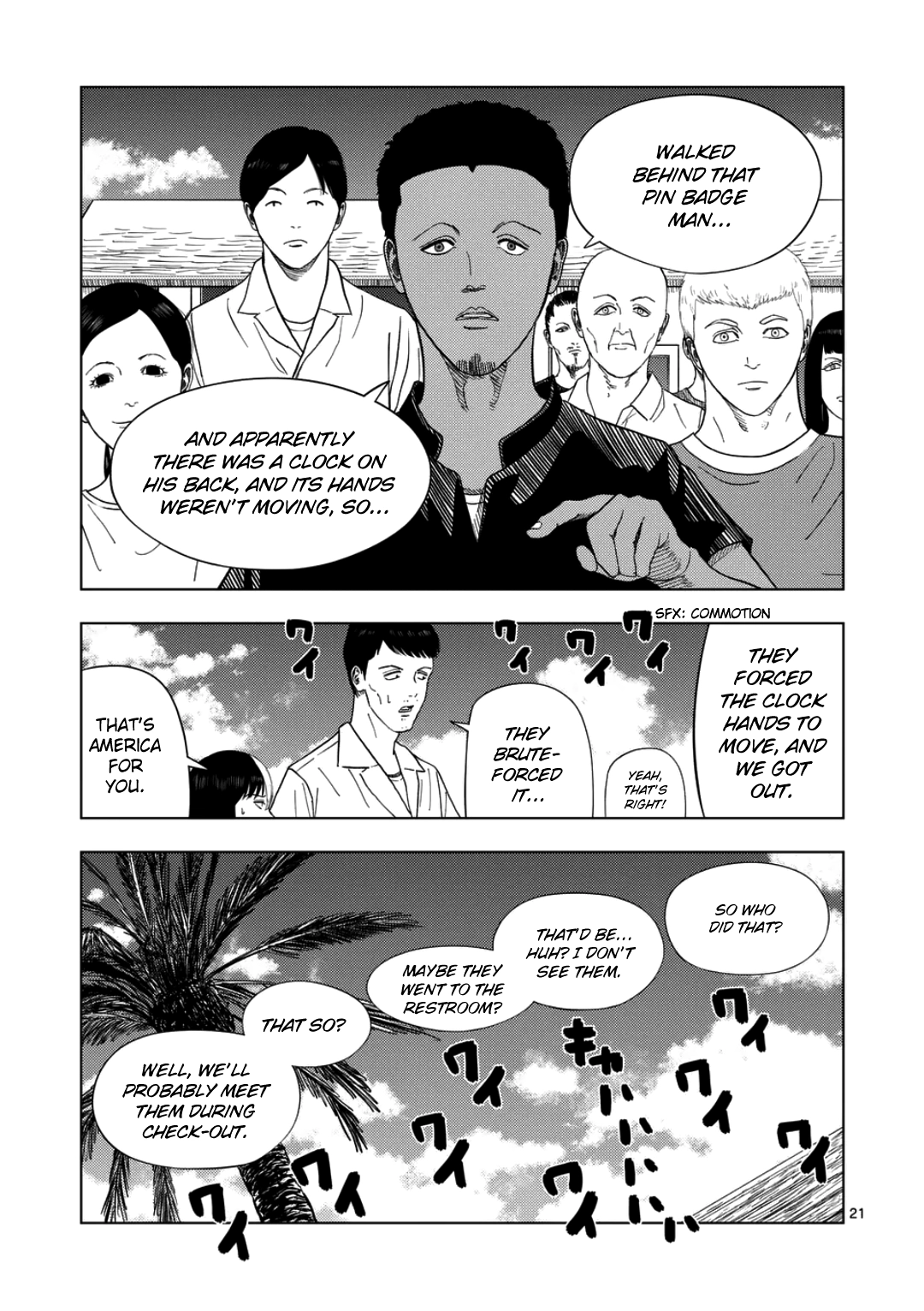Ura Baito: Toubou Kinshi Chapter 248 page 21 - 