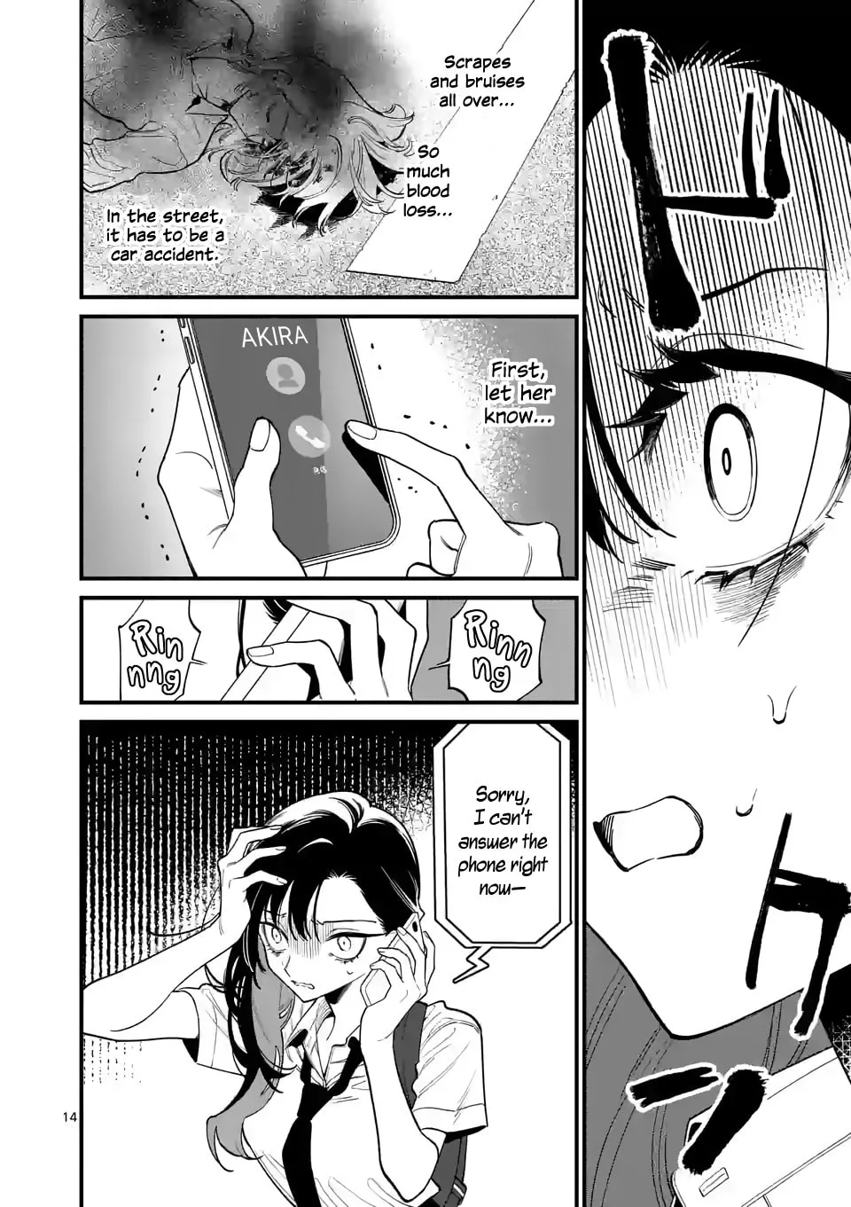 Usotsuki Satsuki Shi ga Mieru Chapter 65 page 14 - 
