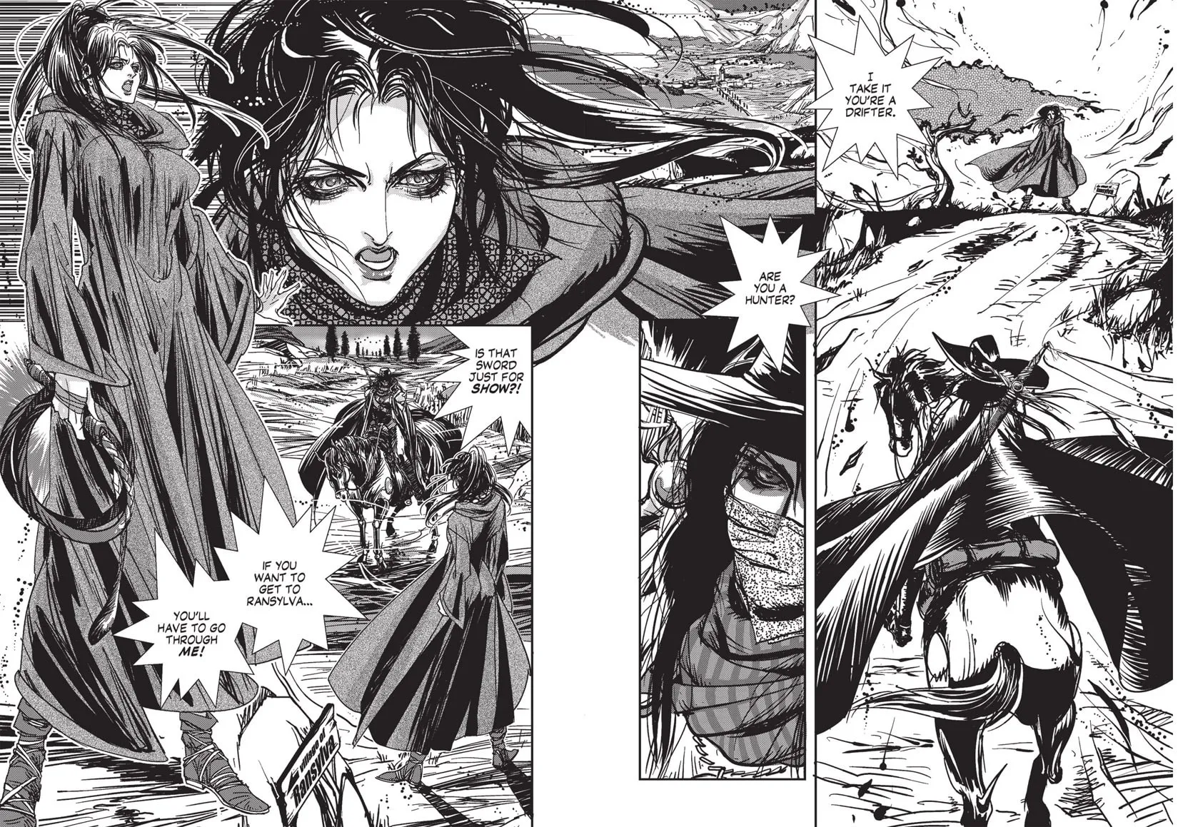 Read Vampire Hunter D chapter 1 image 8 on Lezhin
