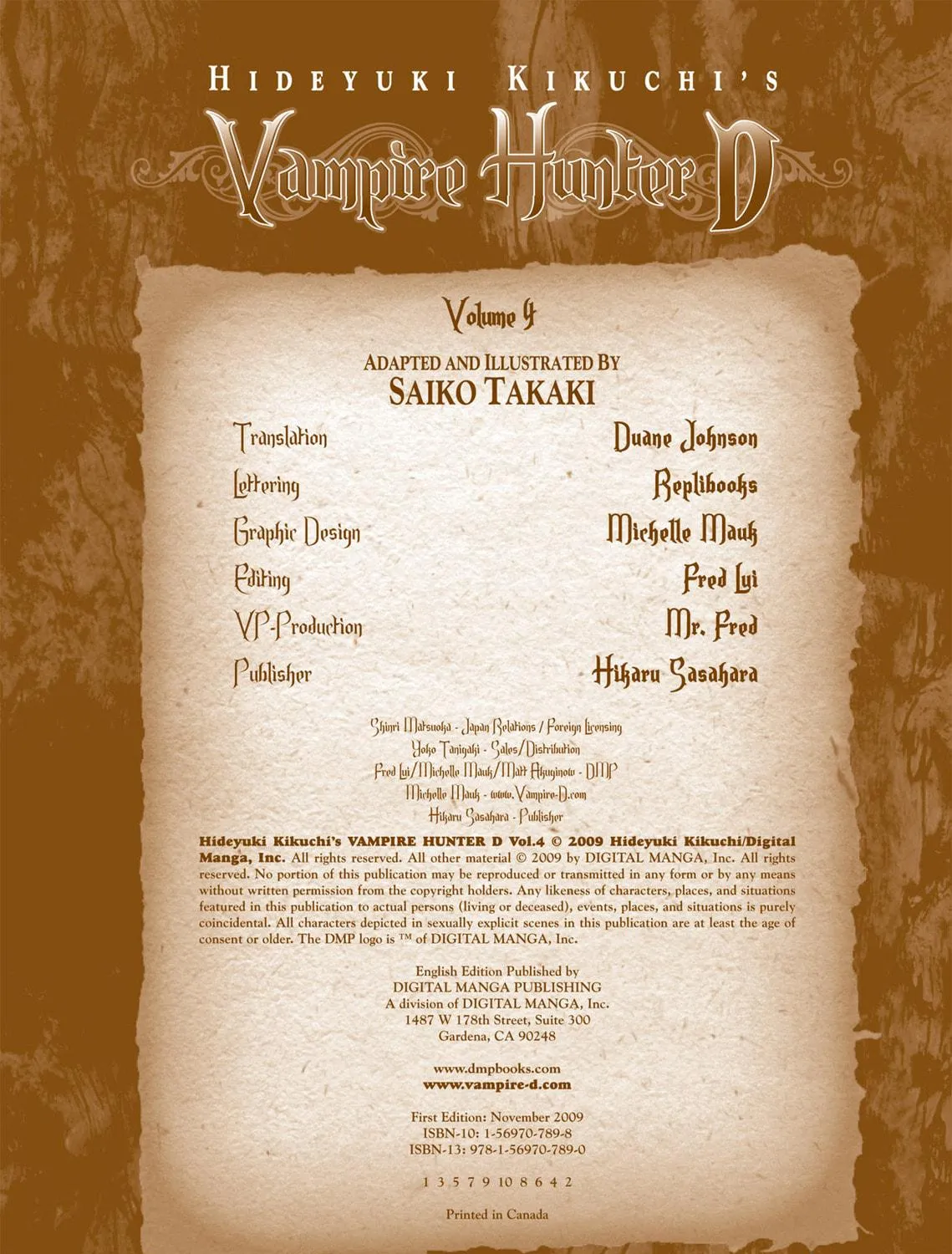 Read Vampire Hunter D chapter 15 image 4 on Lezhin