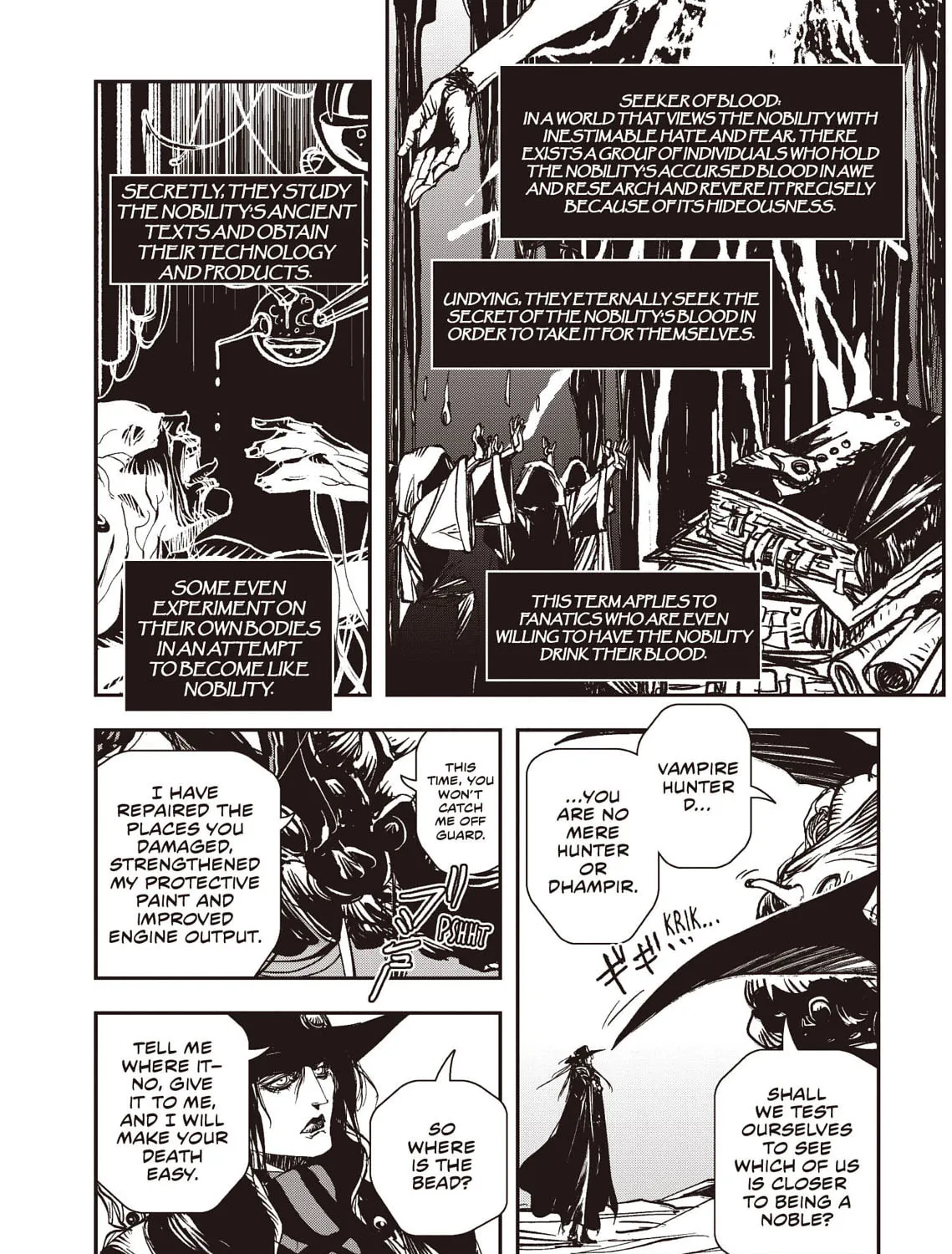 Read Vampire Hunter D chapter 36 image 24 on Lezhin