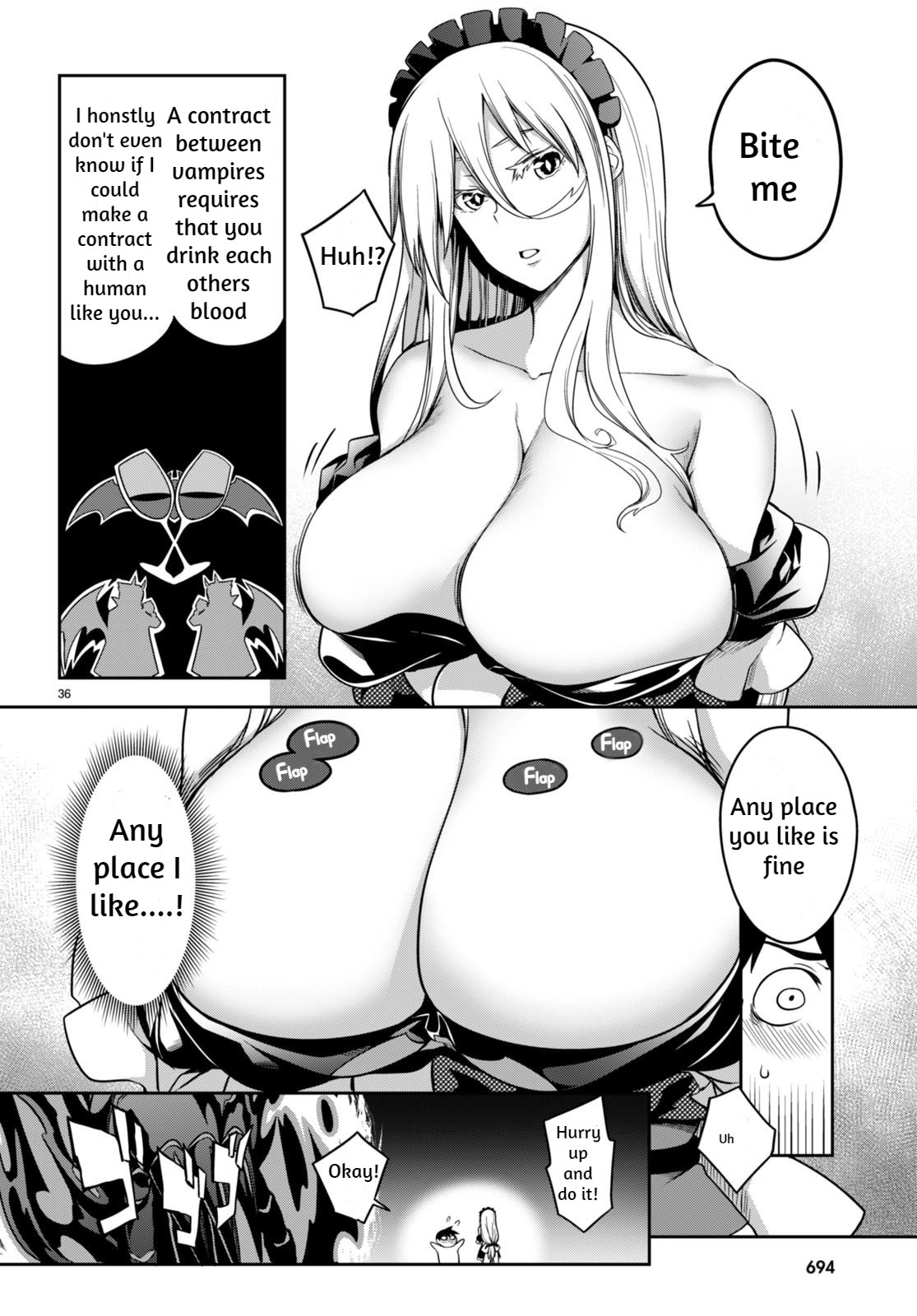 Read Vampire X Maid chapter 0 image 34 on Lezhin
