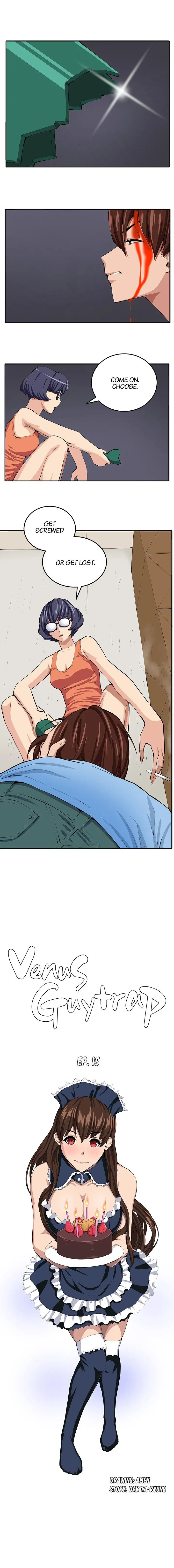 Read Venus Guytrap chapter 15 image 1 on Lezhin
