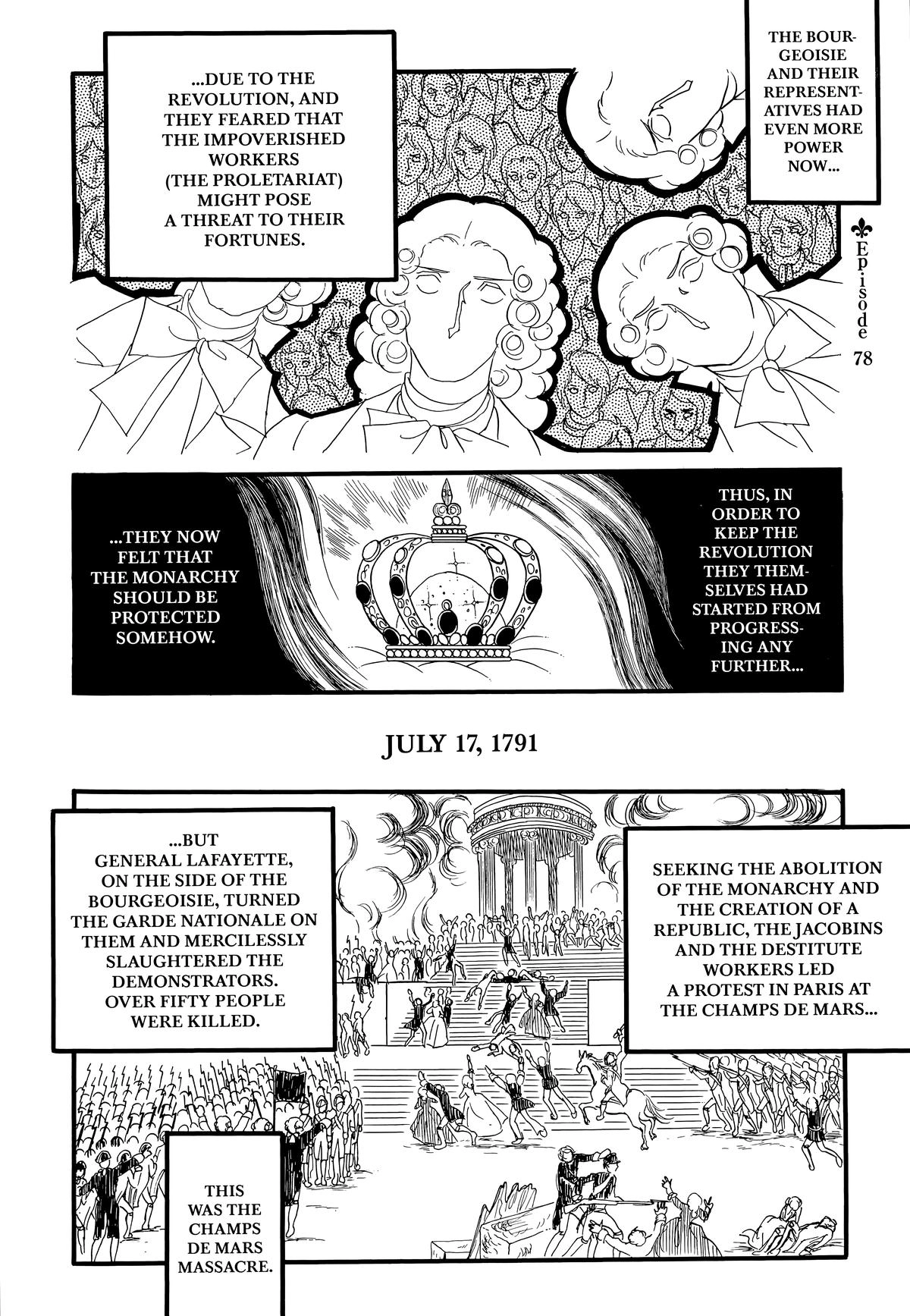 Read Versailles no Bara chapter 78 image 1 on Lezhin