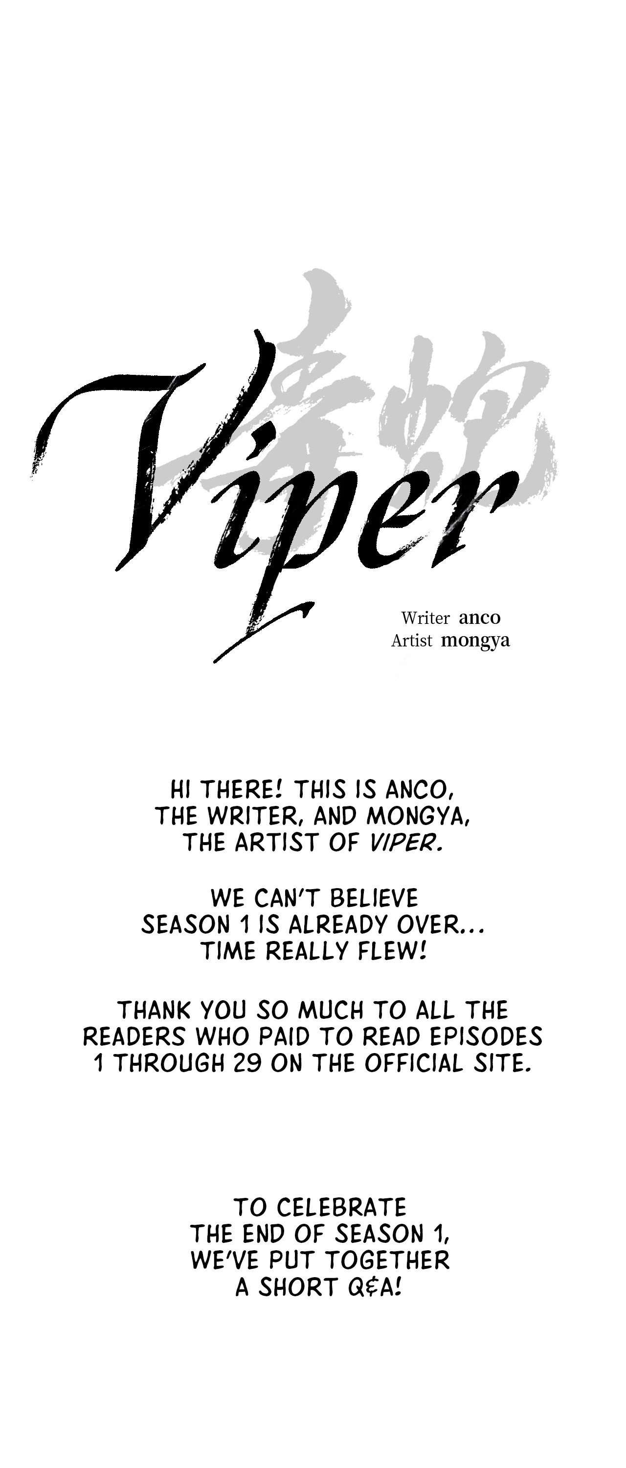 Read Viper chapter 30.1 image 1 on Lezhin