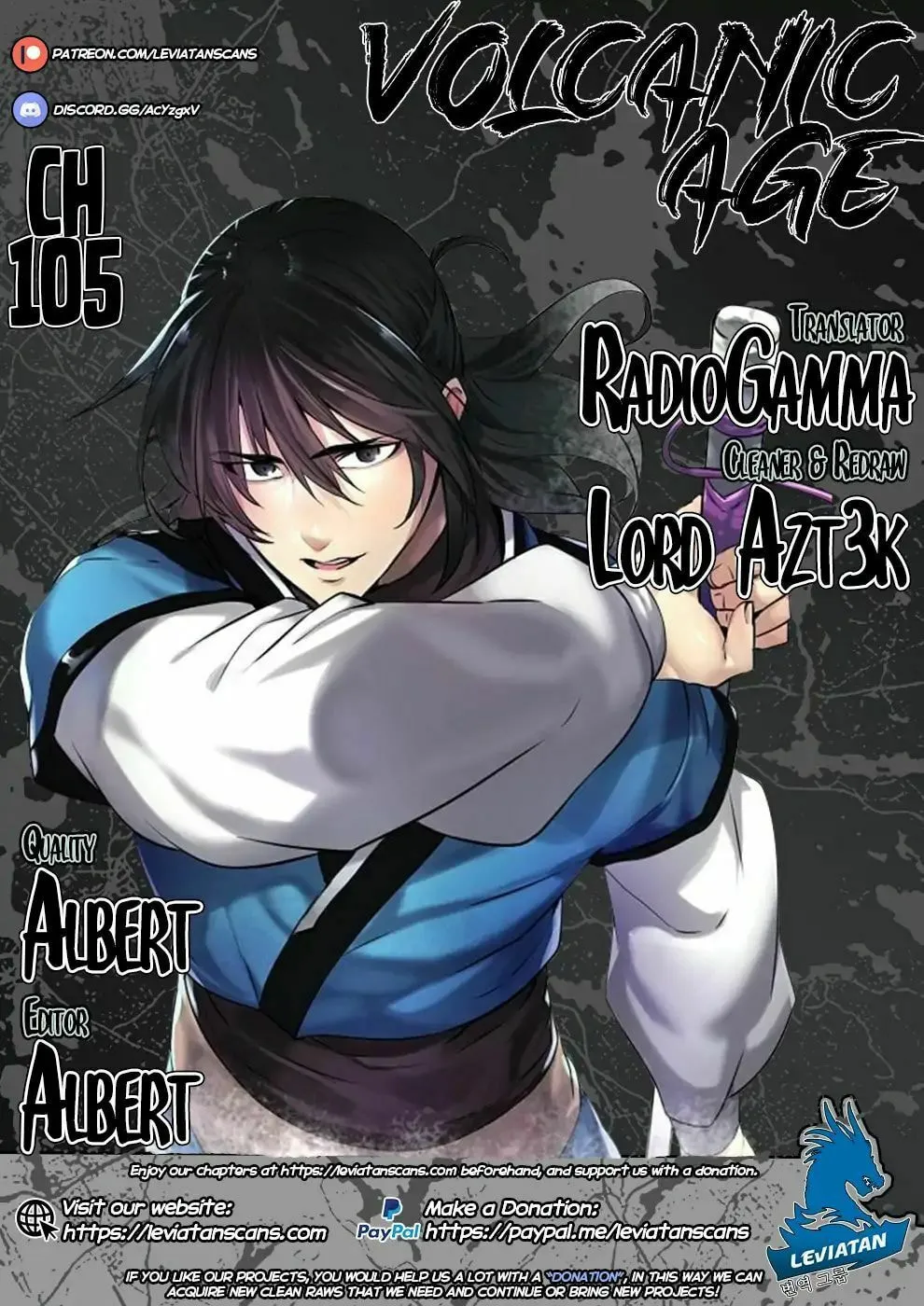 Read Volcanic Age chapter 105 image 0 on Lezhin
