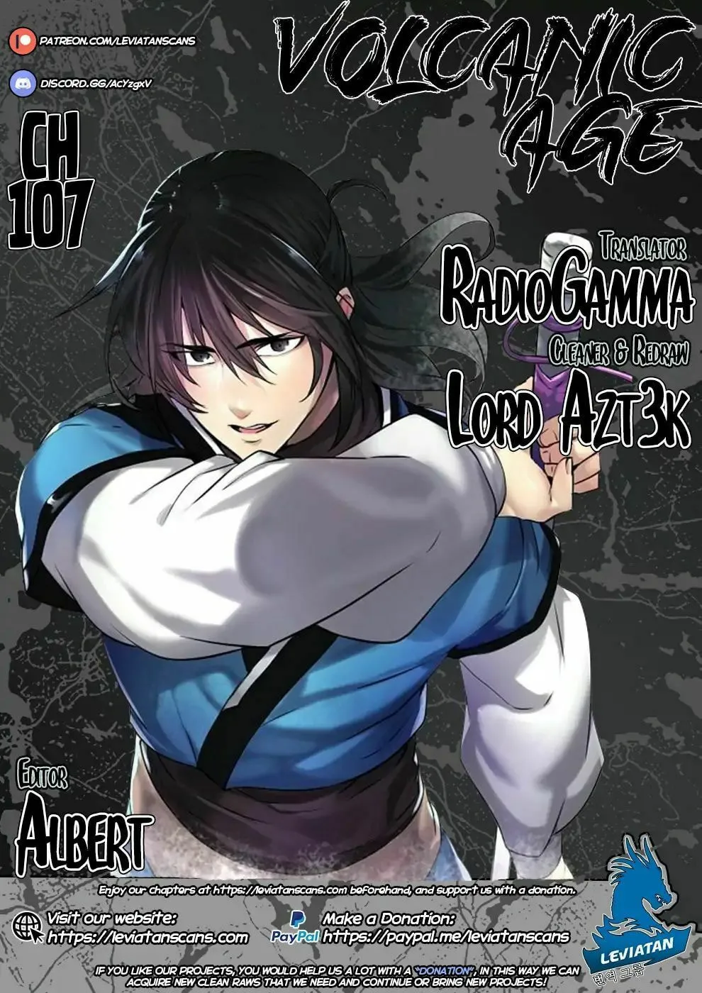 Read Volcanic Age chapter 107 image 0 on Lezhin