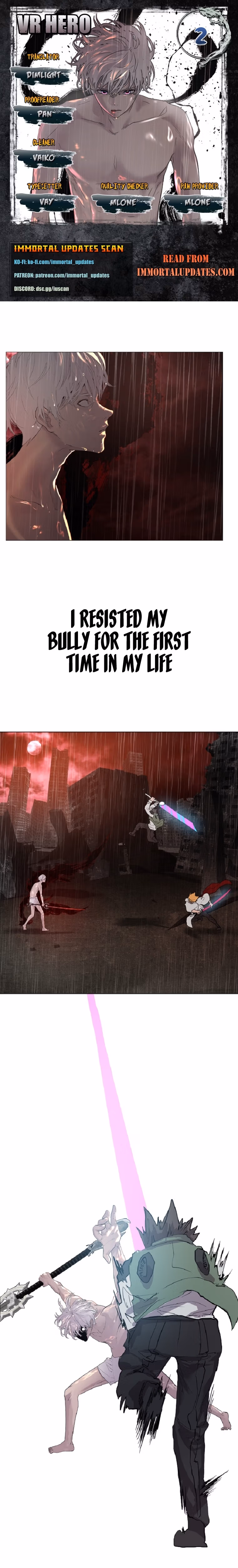 Read VR HERO chapter 2 image 0 on Lezhin