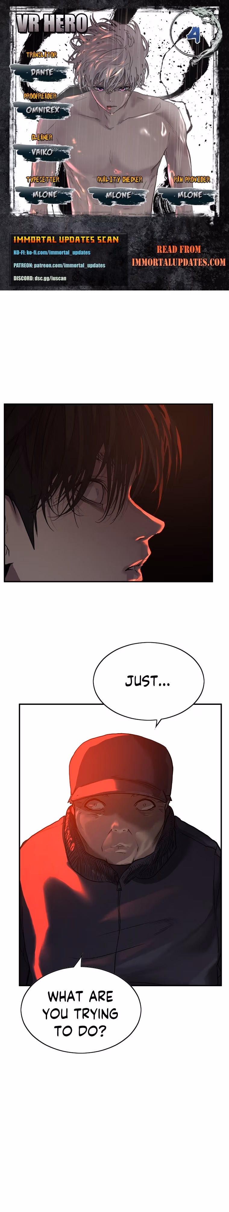 Read VR HERO chapter 4 image 0 on Lezhin
