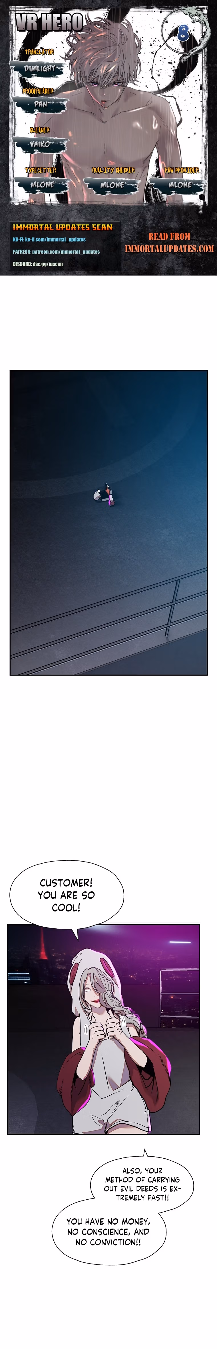 Read VR HERO chapter 8 image 0 on Lezhin