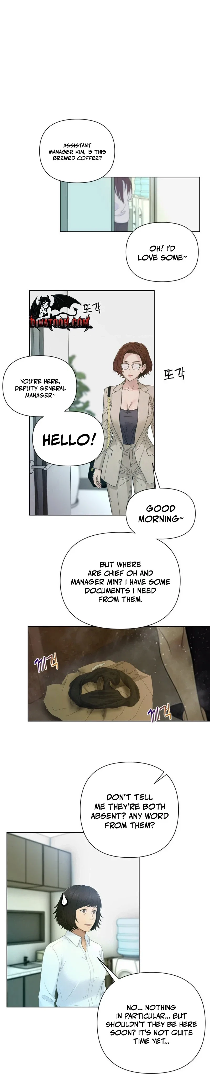 Read Wanna Work Overtime? chapter 20 image 8 on Lezhin