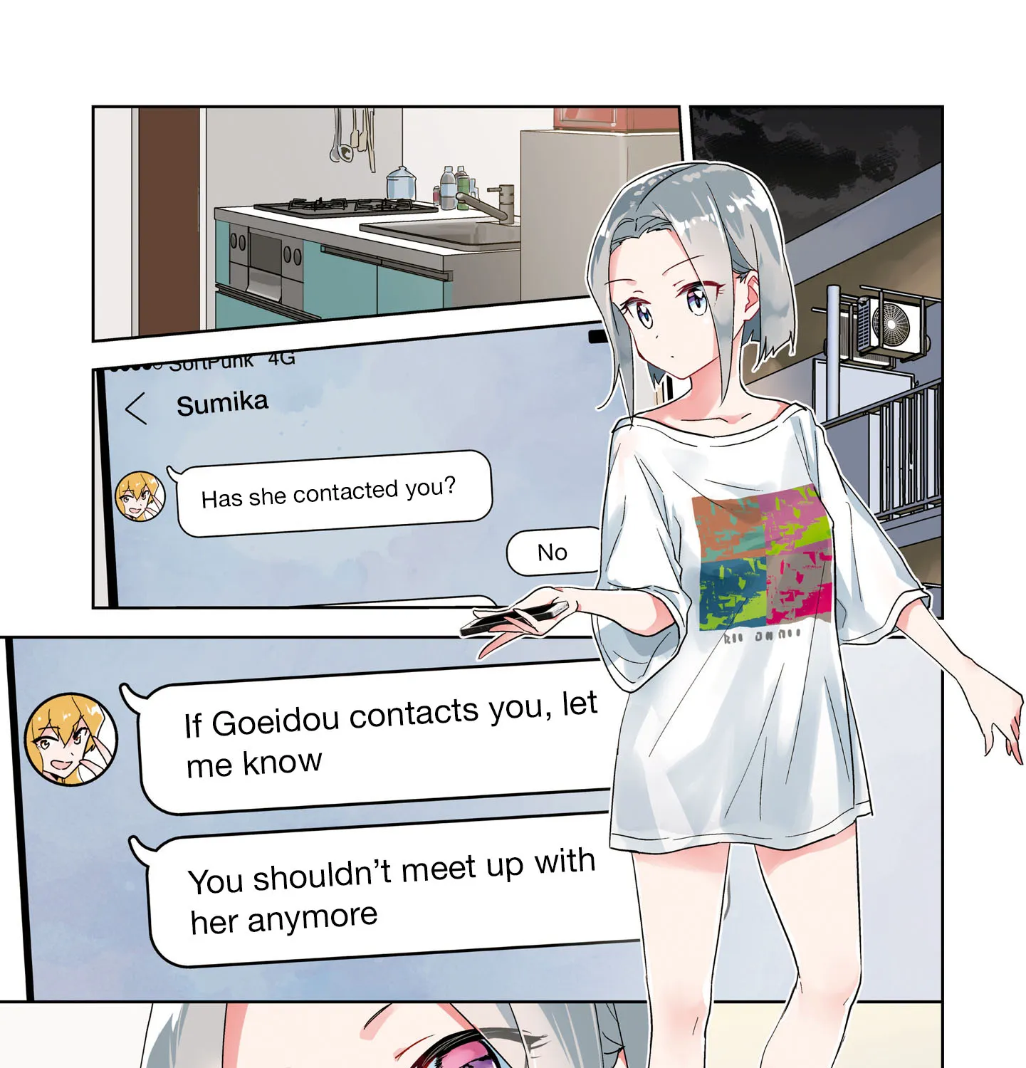 Watashi no Yuri wa Oshigoto desu! Chapter 47 page 3 - 