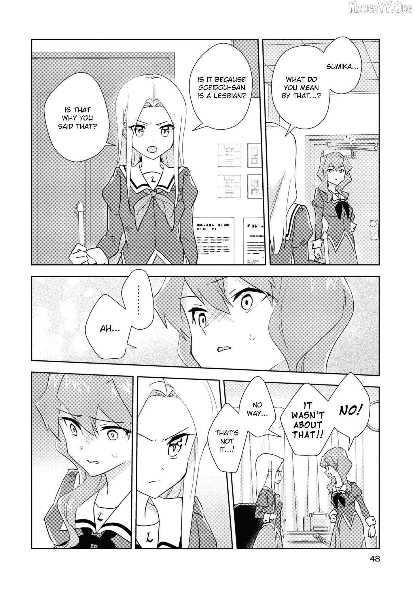 Watashi no Yuri wa Oshigoto desu! Chapter 74 page 19 - 