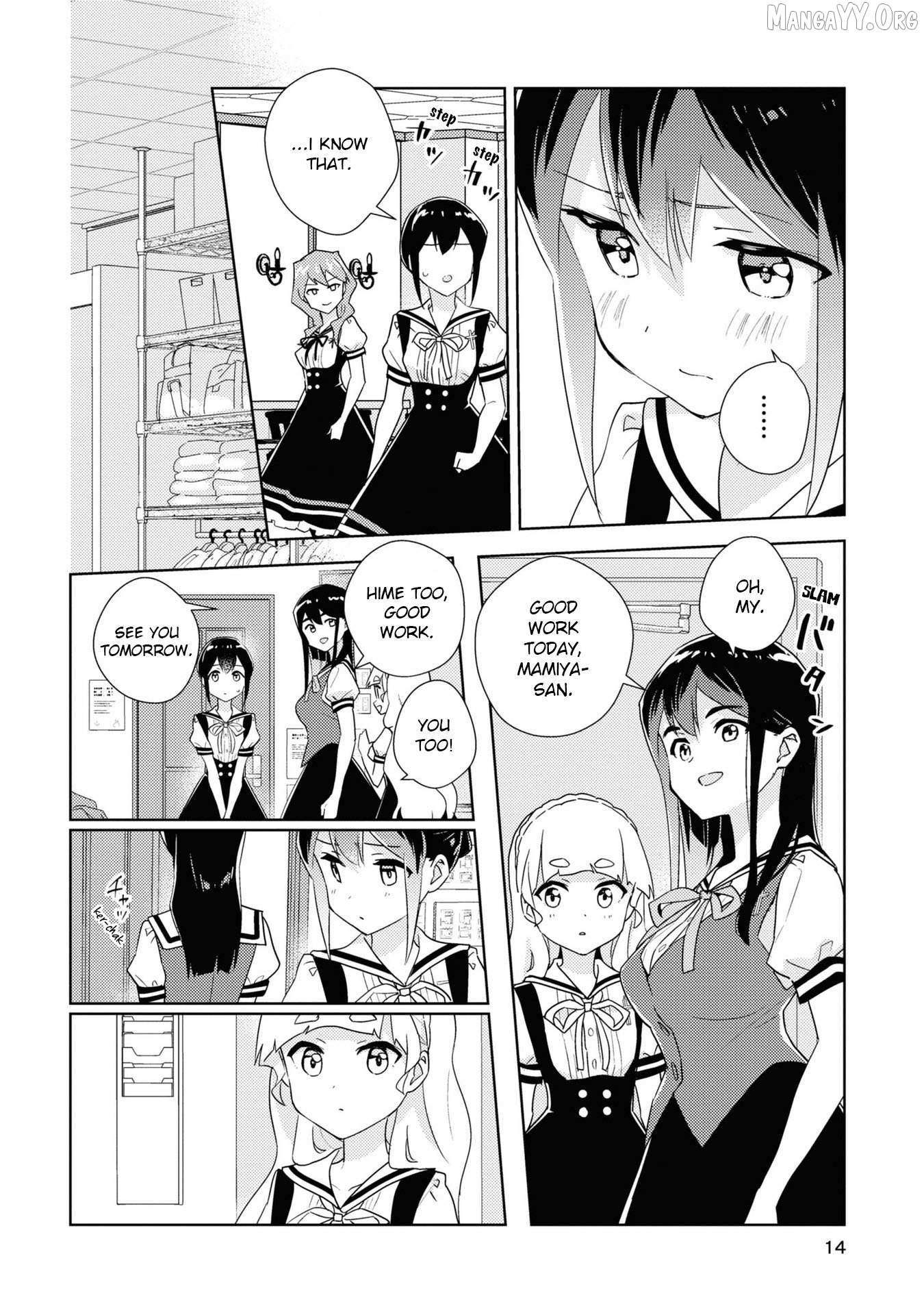 Watashi no Yuri wa Oshigoto desu! Chapter 78 page 12 - 