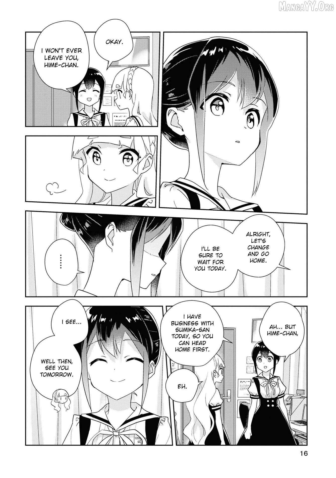 Watashi no Yuri wa Oshigoto desu! Chapter 78 page 14 - 