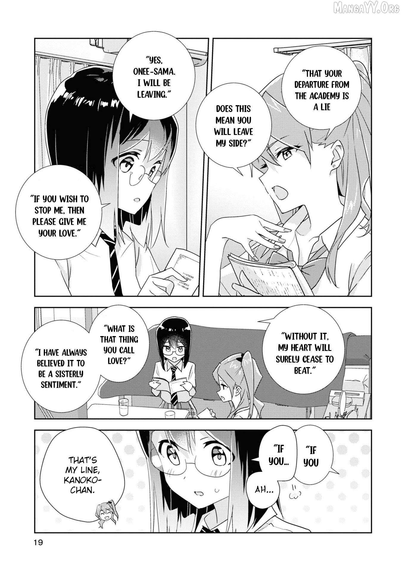 Watashi no Yuri wa Oshigoto desu! Chapter 78 page 17 - 