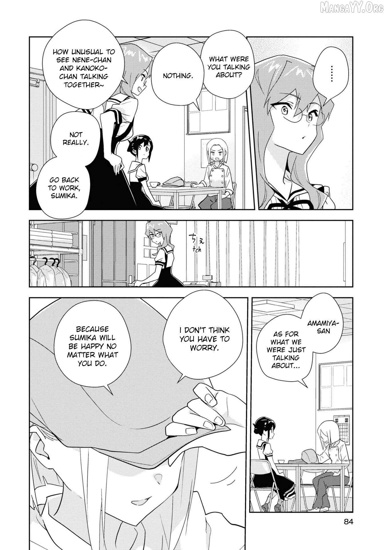 Watashi no Yuri wa Oshigoto desu! Chapter 80 page 17 - 