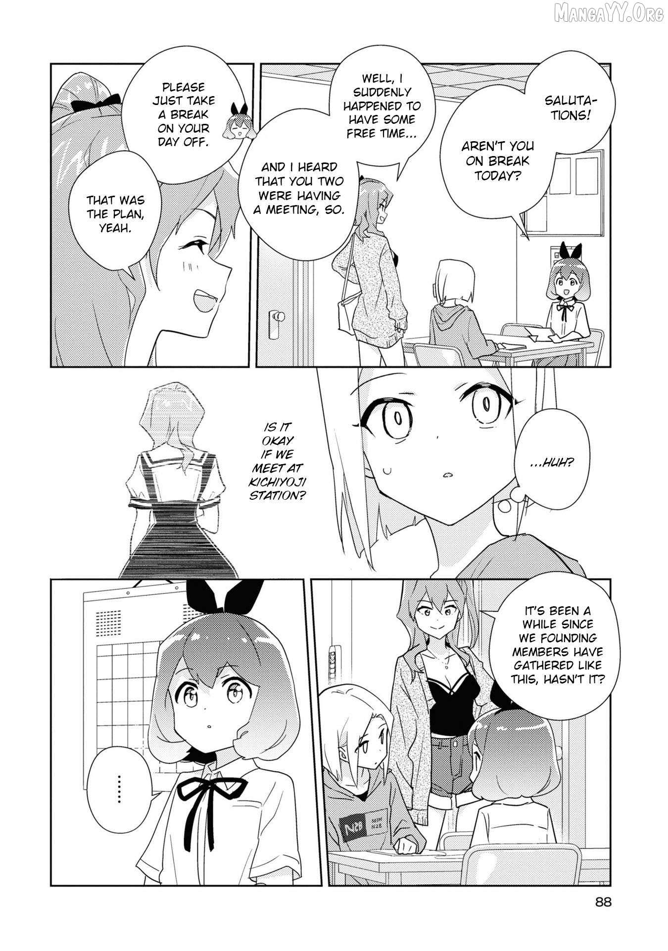 Watashi no Yuri wa Oshigoto desu! Chapter 80 page 21 - 