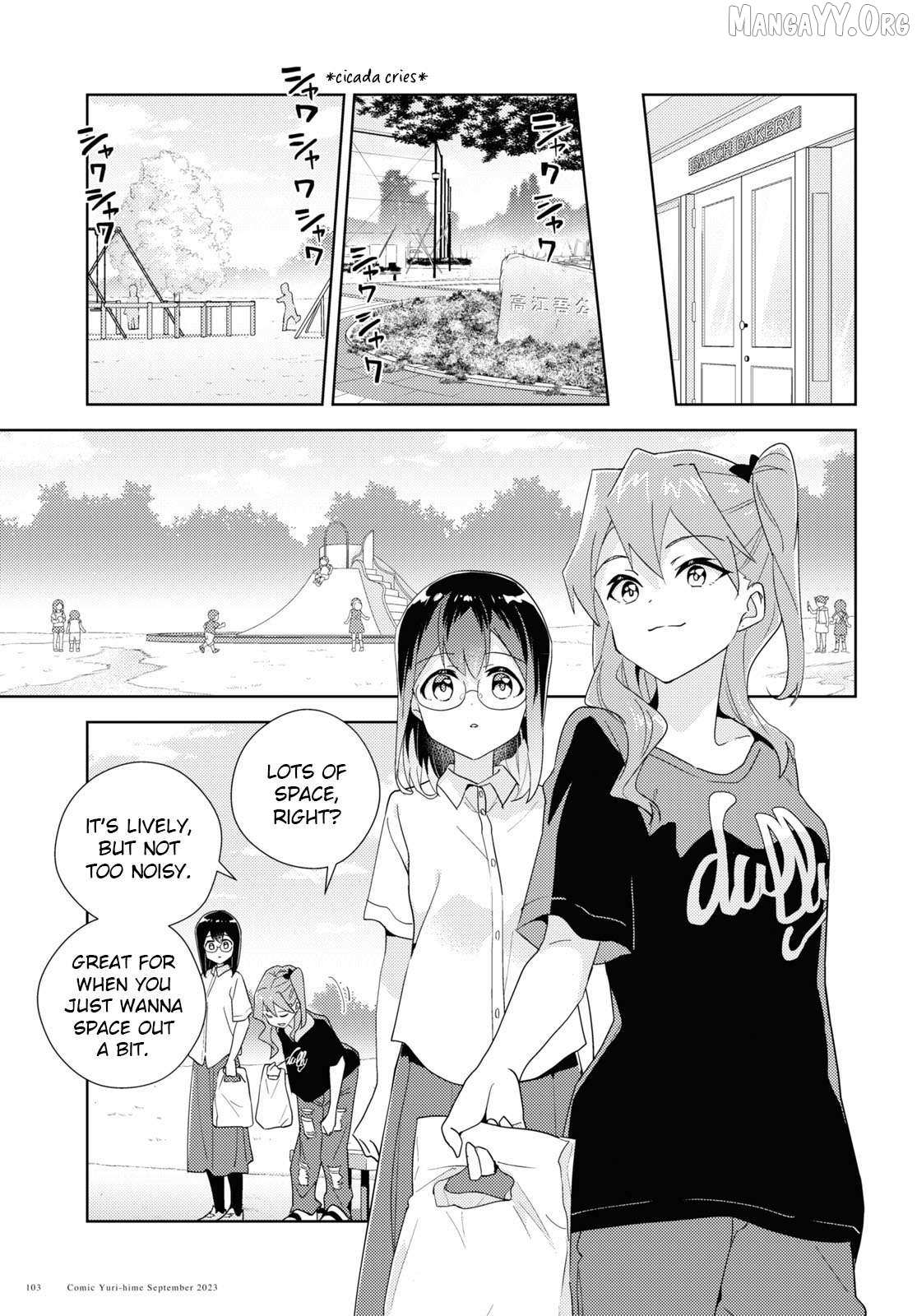 Watashi no Yuri wa Oshigoto desu! Chapter 89 page 11 - 