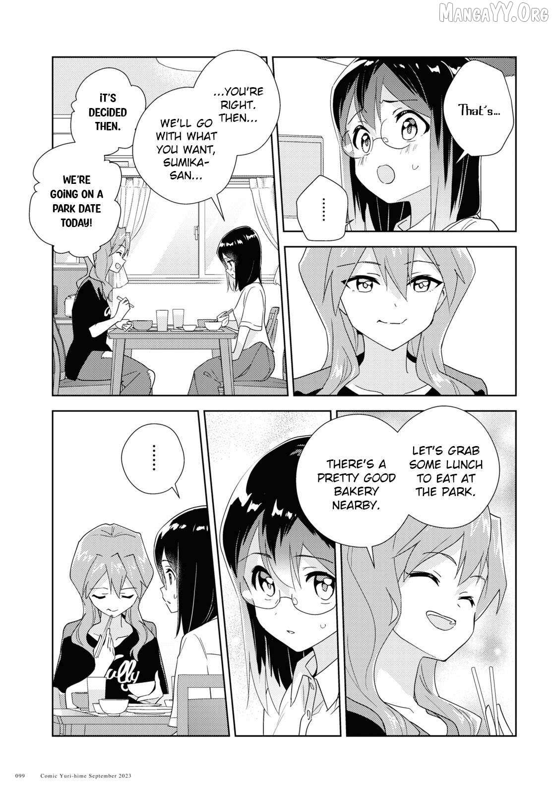 Watashi no Yuri wa Oshigoto desu! Chapter 89 page 7 - 