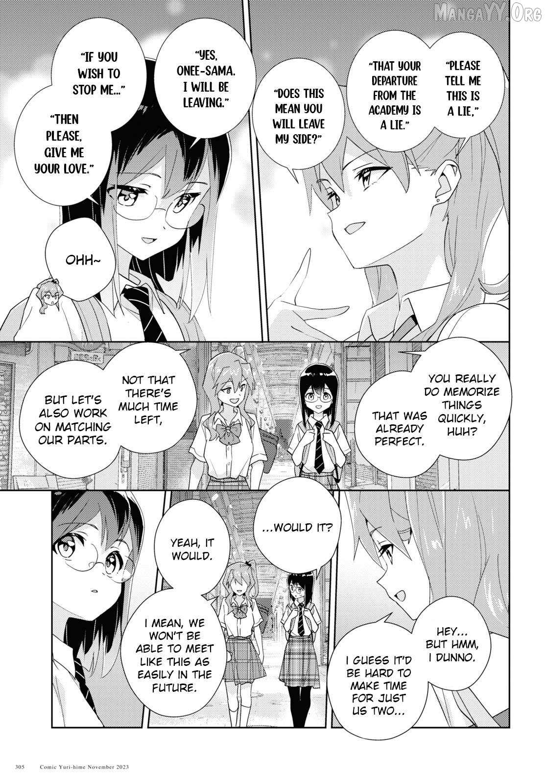 Watashi no Yuri wa Oshigoto desu! Chapter 90 page 18 - 