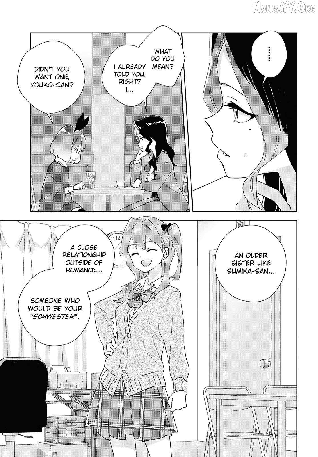 Watashi no Yuri wa Oshigoto desu! Chapter 96 page 10 - 