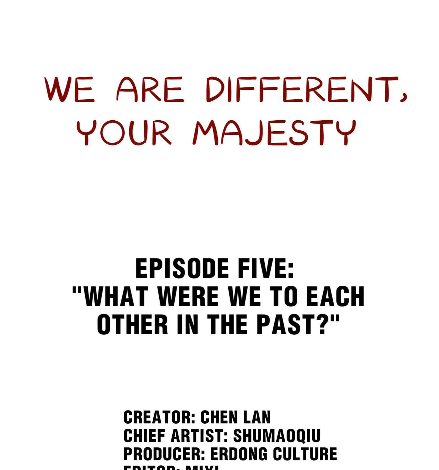 Read We Are Different, Your Majesty chapter 5 image 3 on Lezhin