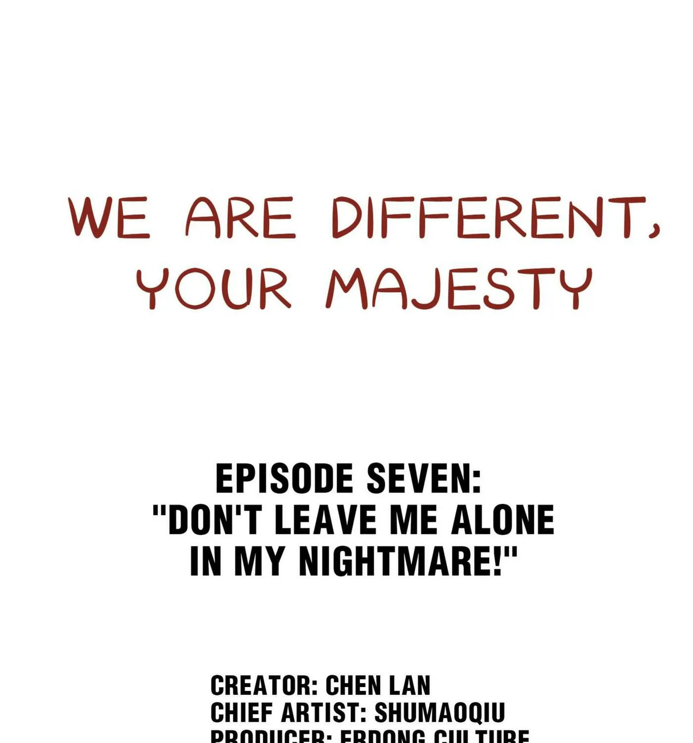 Read We Are Different, Your Majesty chapter 7 image 3 on Lezhin