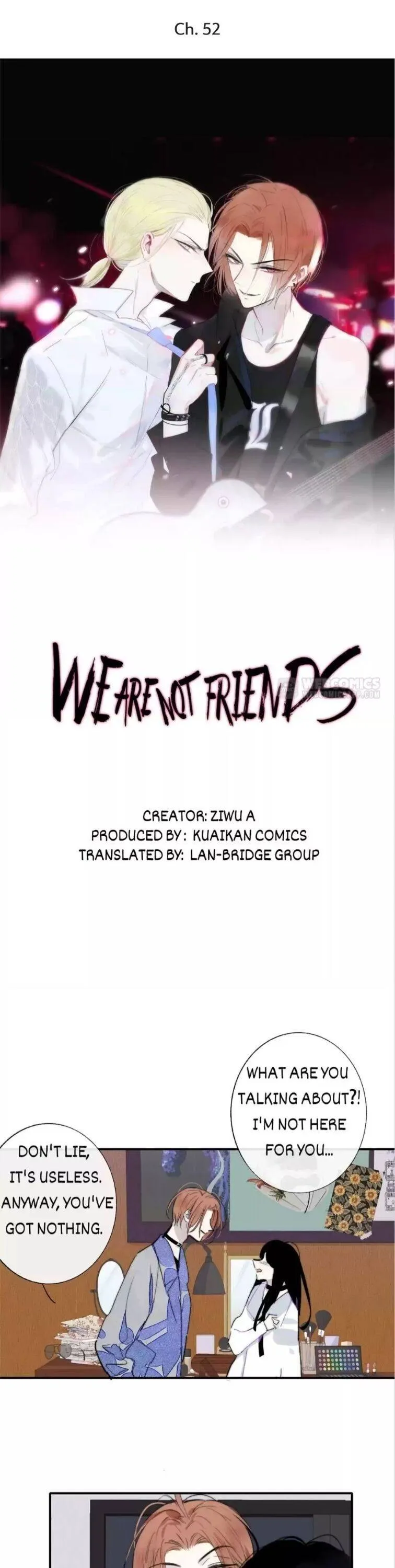 Read We Are Not Friends chapter 53 image 0 on Lezhin