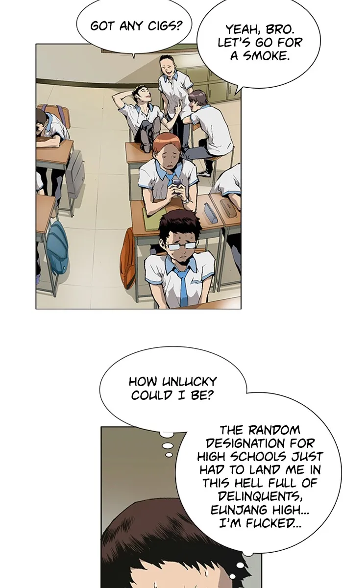 Read Weak Hero chapter 1 image 1 on Lezhin