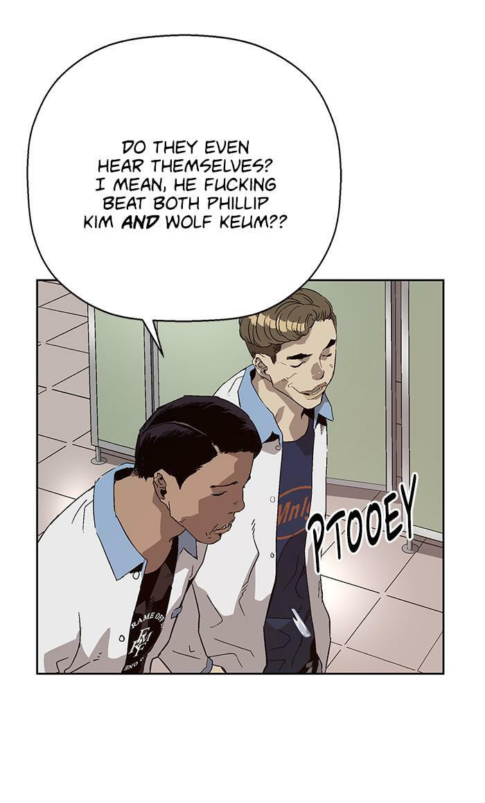 Read Weak Hero chapter 156 image 3 on Lezhin
