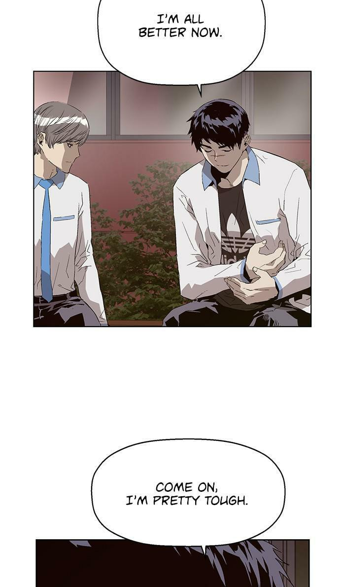 Read Weak Hero chapter 162 image 1 on Lezhin