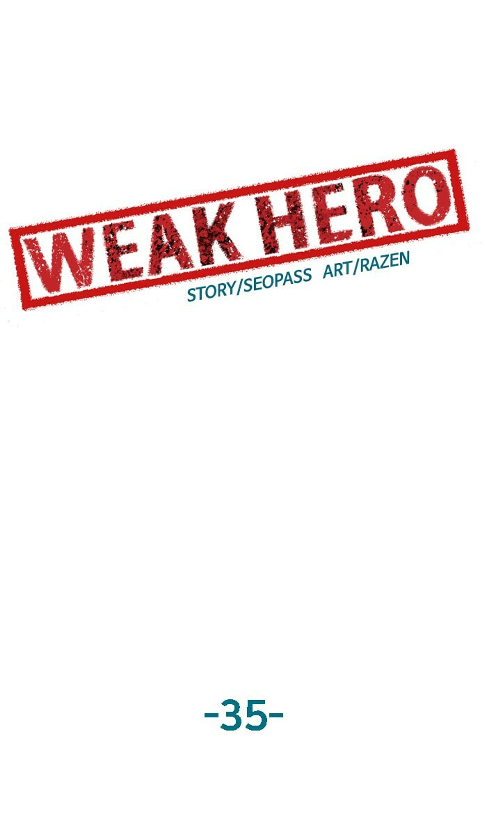 Read Weak Hero chapter 35 image 0 on Lezhin