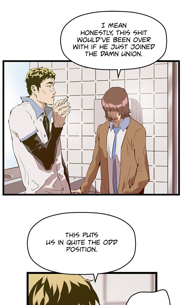 Read Weak Hero chapter 45 image 50 on Lezhin