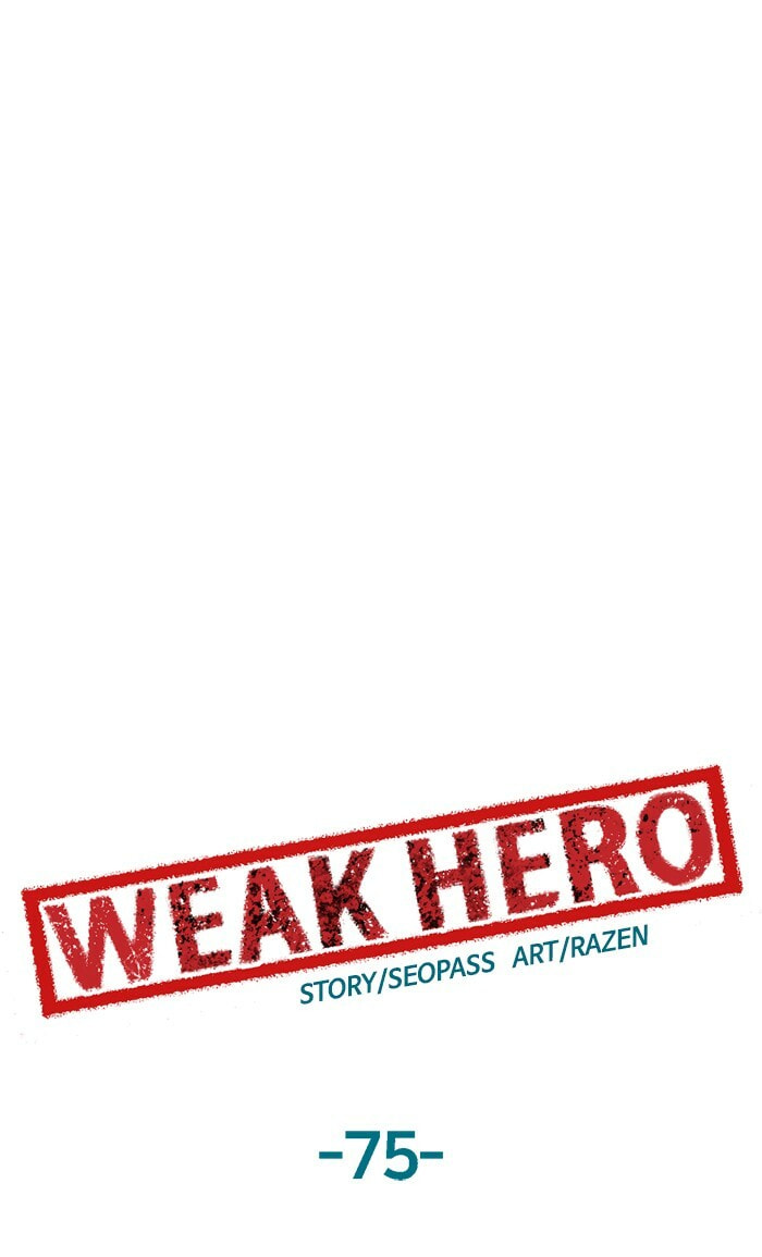 Read Weak Hero chapter 75 image 32 on Lezhin