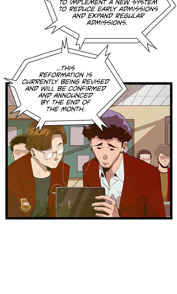 Read Weak Hero chapter 89 image 1 on Lezhin