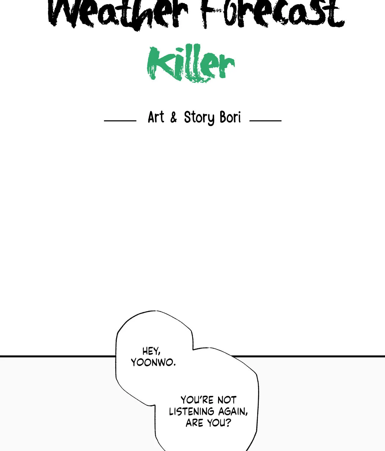 Read Weather Forecast Killer chapter 2 image 4 on Lezhin