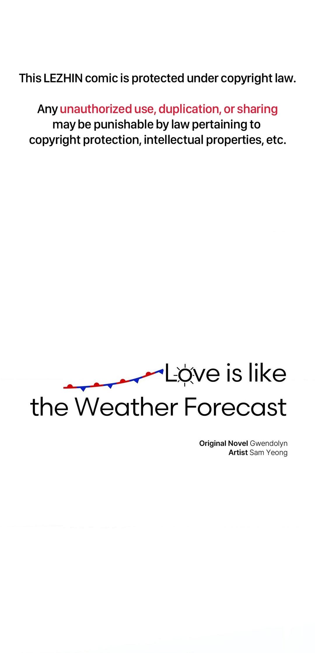 Read Weather Forecast Love chapter 35 image 1 on Lezhin