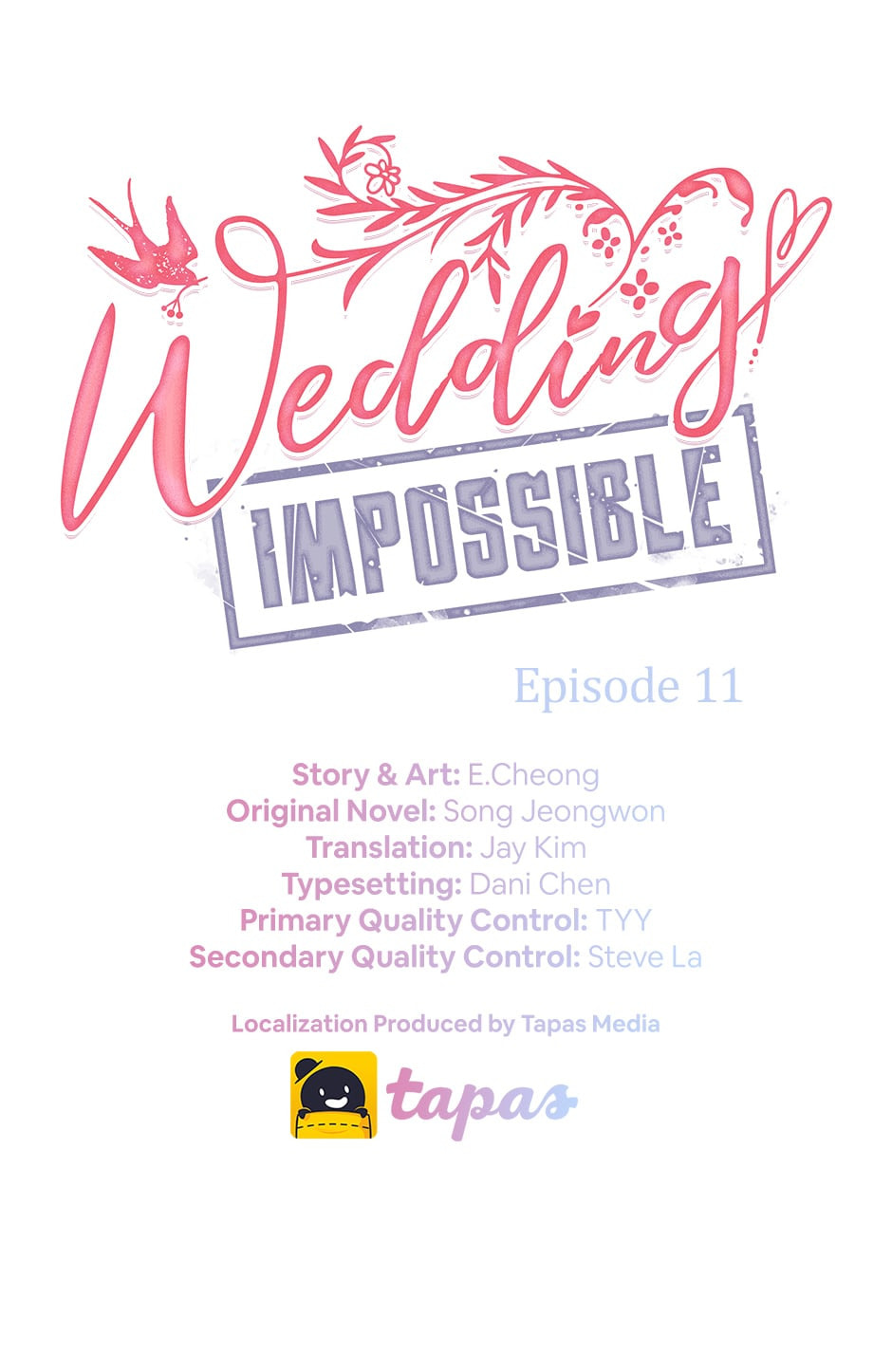 Read Wedding Impossible chapter 11 image 0 on Lezhin