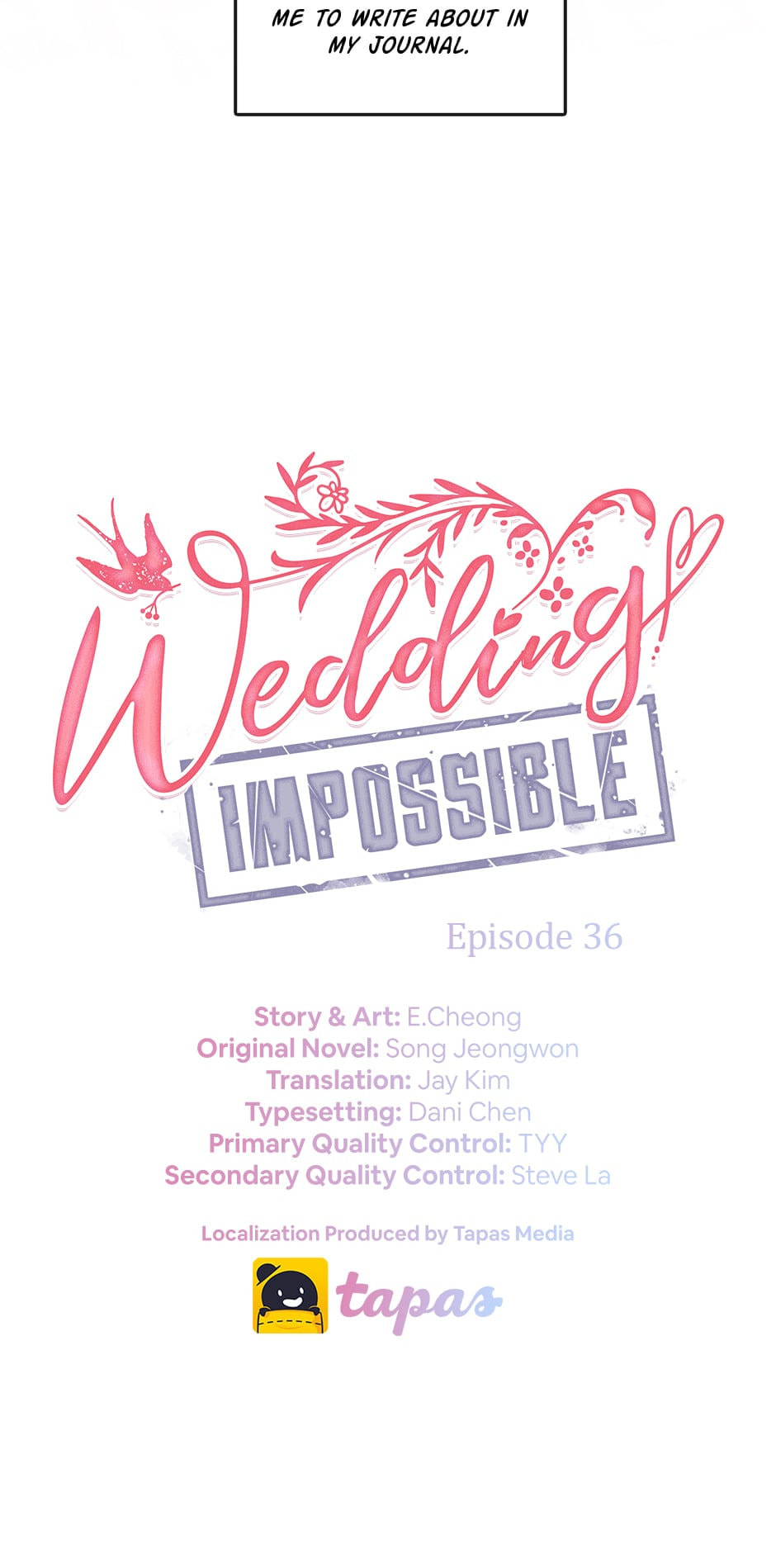 Read Wedding Impossible chapter 36 image 3 on Lezhin