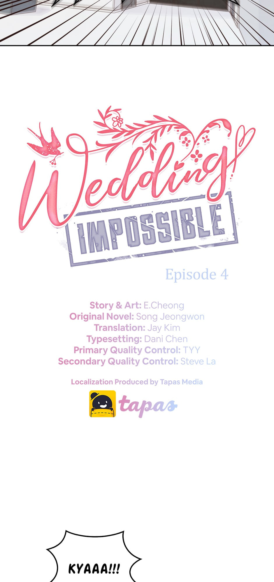 Read Wedding Impossible chapter 4 image 1 on Lezhin